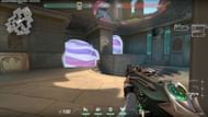 B-site attacking smokes combo 1 in-game view (Image via Riot Games)